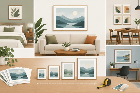 How to Size Printable Wall Art for Any Room