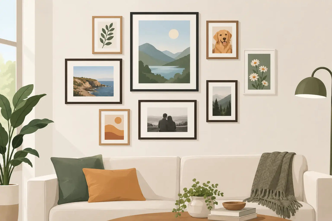Gallery Wall Layout With Prints That Feels Personal