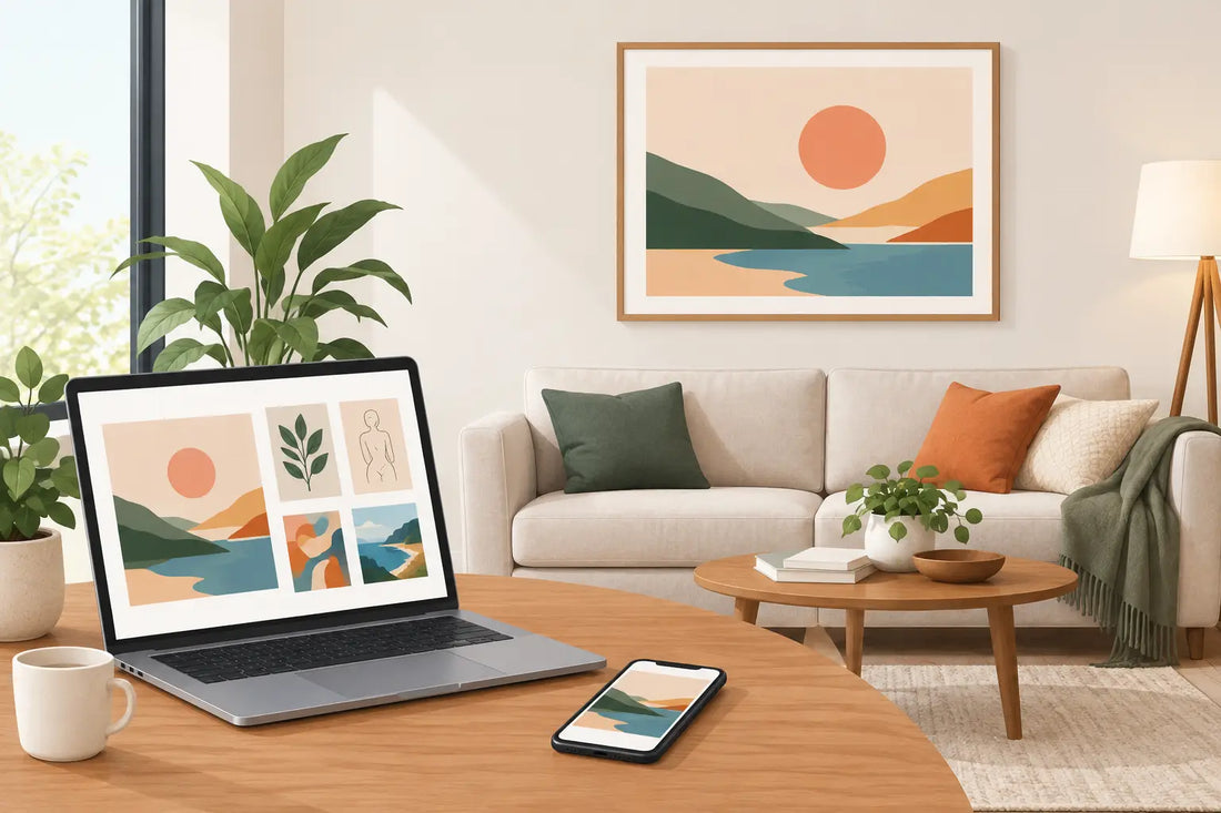Affordable Original Art Downloads for Real Rooms