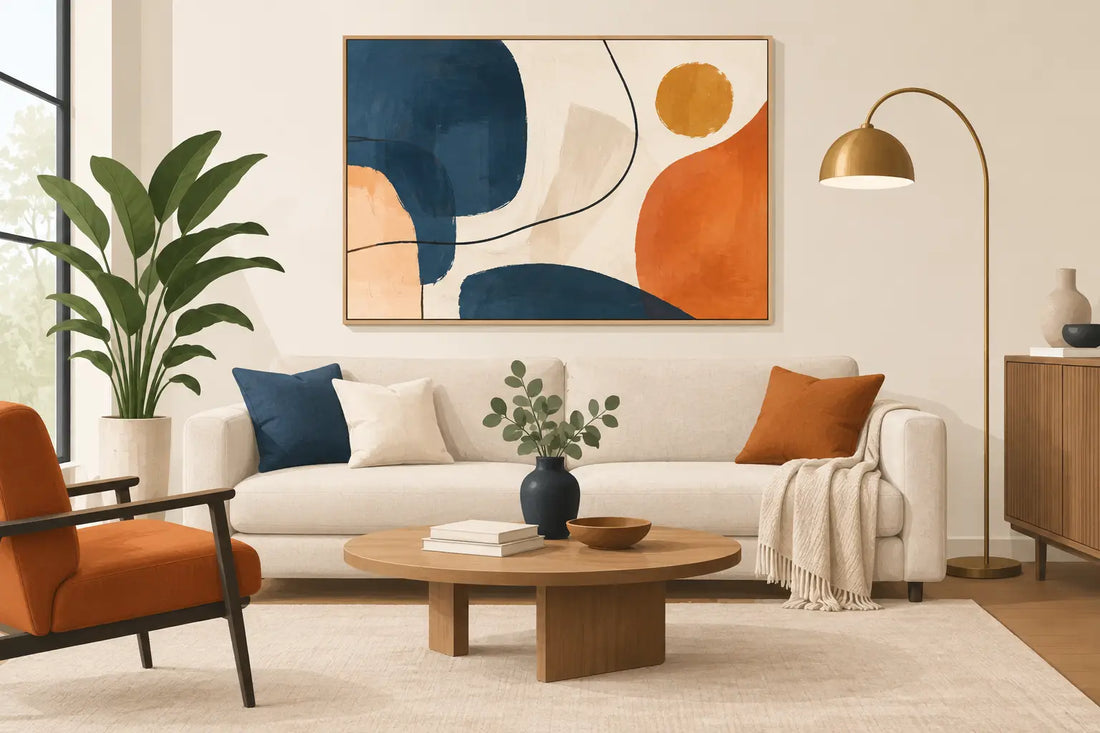 How to Style Abstract Art for a Beautiful Home