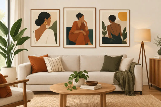 Expressive Figurative Art Prints for Lived-In Rooms
