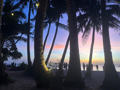 Tropical Beach Sunset Photography Print